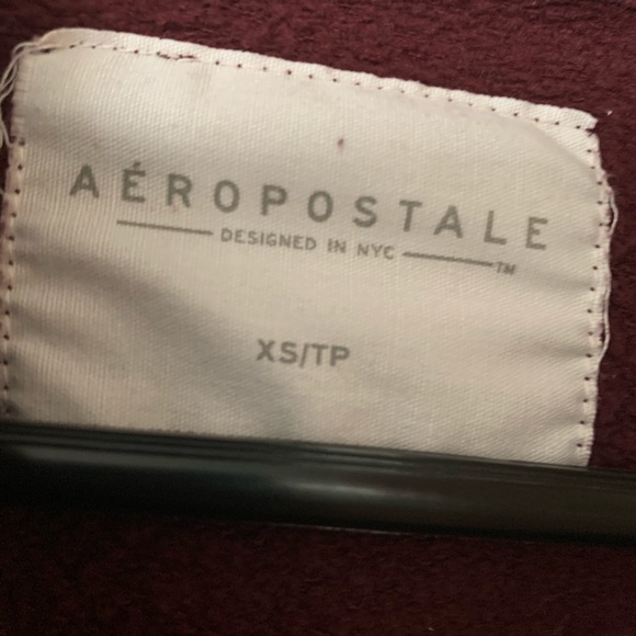 Aeropostale maroon hooded sweatshirt - Picture 2 of 3